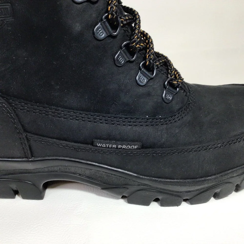 NEW Harley-Davidson Boots Waterproof Black Leather Men's Size 9 - Picture 3 of 11